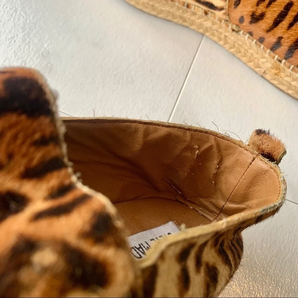 Steve Madden cheetah print espadrilles women’s 6.5